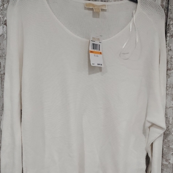 Michael Kors Sweaters - Michael Kors Cream Scoop Neck Sweater